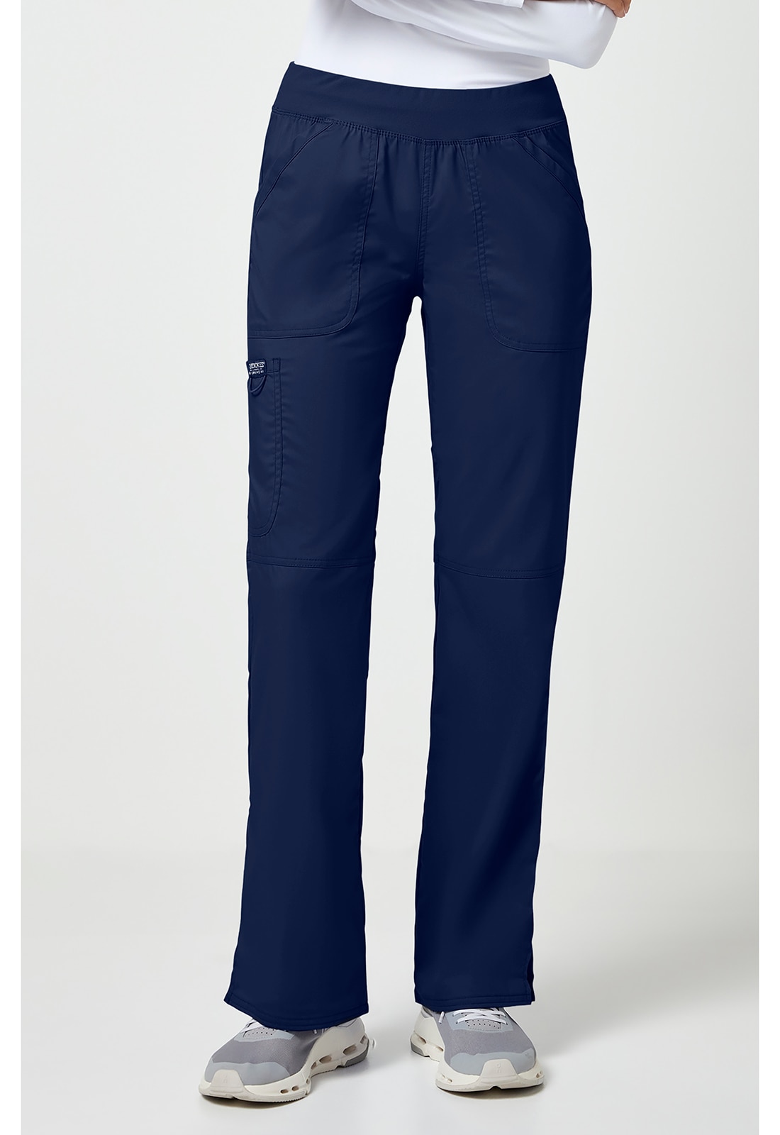 Mid Rise Straight Leg Pull/Pant