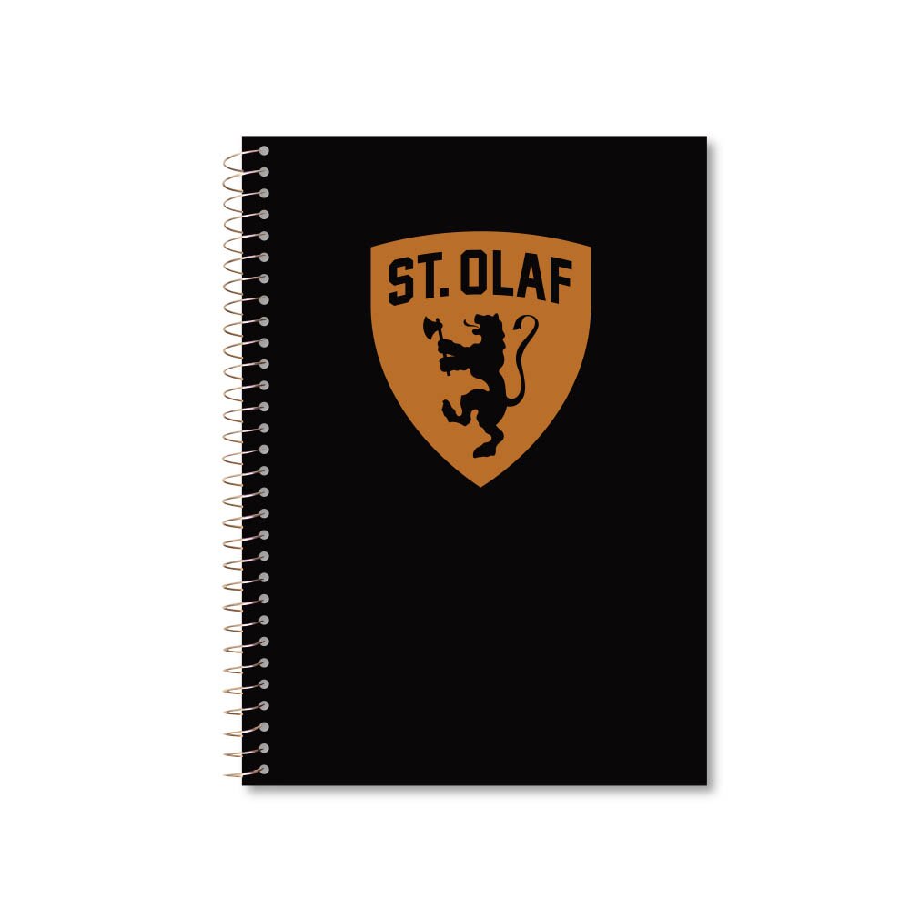Roaring Premium 3 Subject 9.5 x 6.5 Notebook, College Ruled 20lb Paper, Pressboard Foil Cover