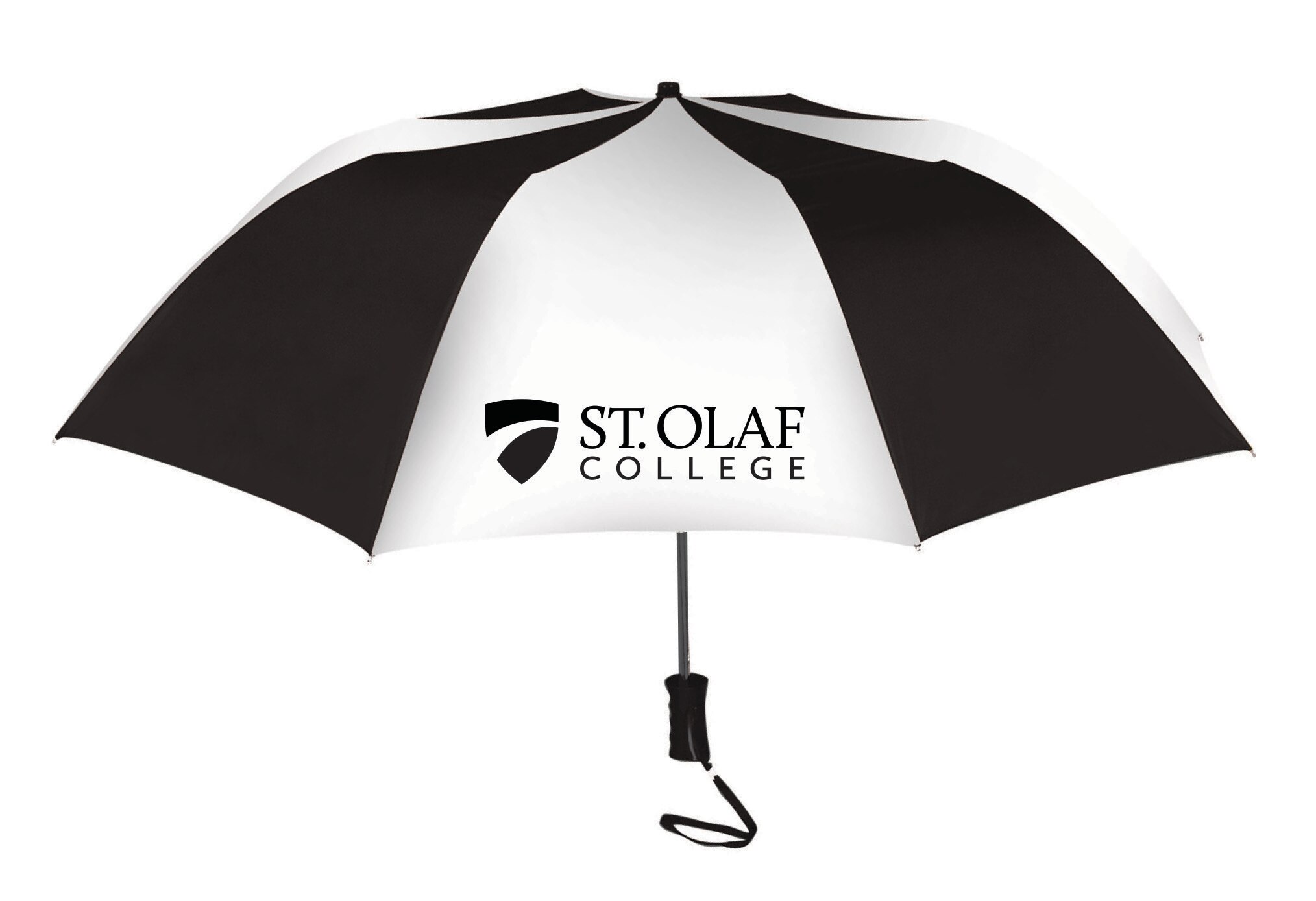 "The Sport" 2-Tone Emblematic Umbrella Automatic Folding 48" Coverage