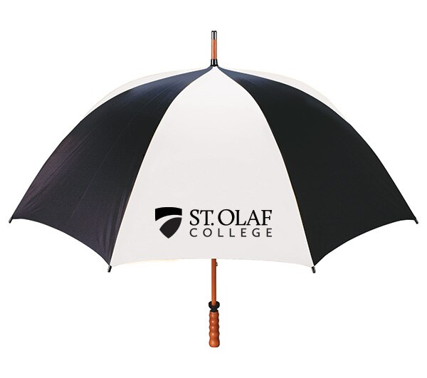 St. Olaf College "The Eagle" Sporty Wood Shaft Golf Umbrella 62"