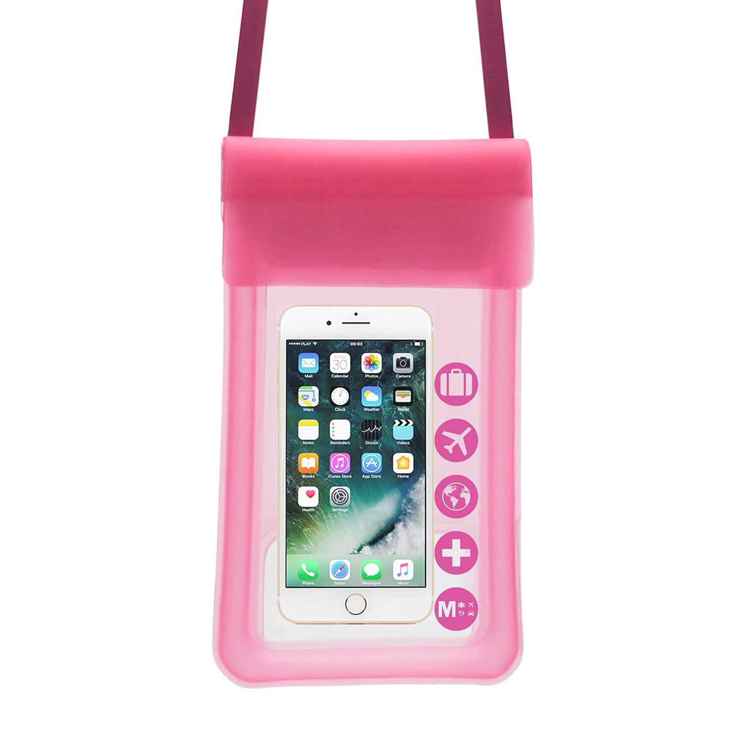 MYTAGALONGS Float Dry Sash Phone Case- Pink