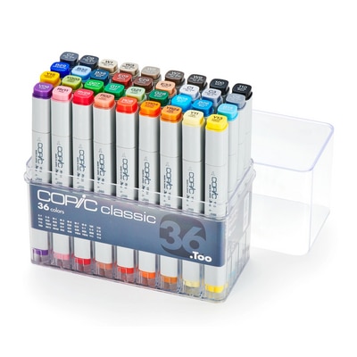 Copic(R) Classic Marker Set, 36-Color Set