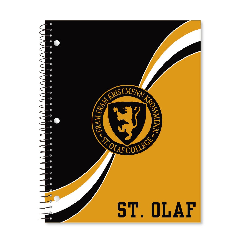 Digi Curve Divide 1 Subject 11"x8.5" 70 Count College Ruled Spiral Notebook