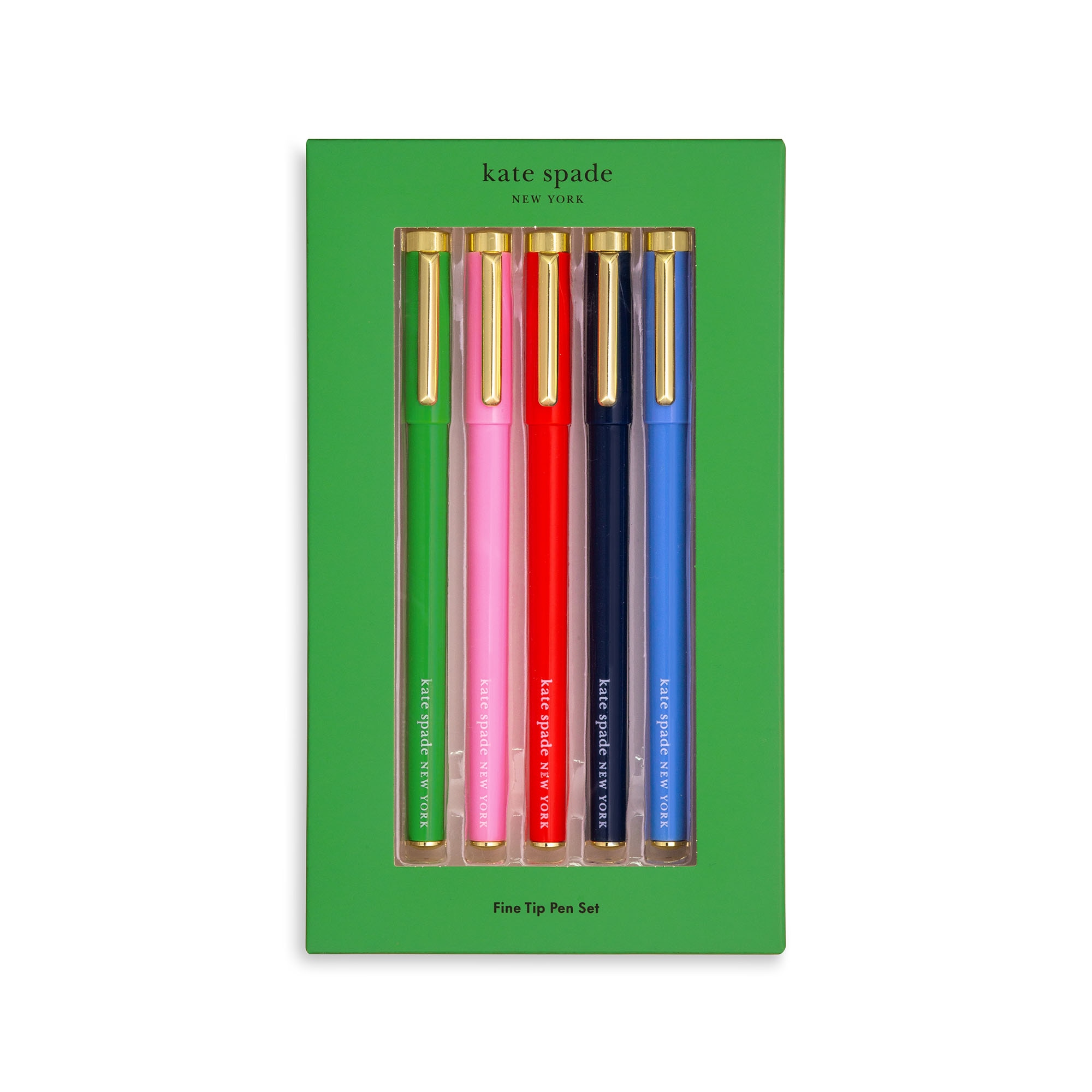 Kate Spade New York Fine Tip Pen Set Adventure Colorblock