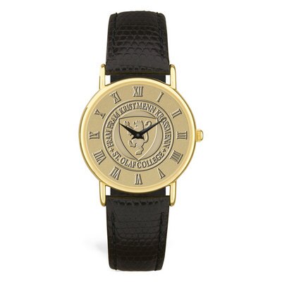 St. Olaf Men's Leather Watch