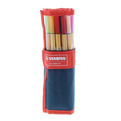 STABILO Point 88 Pen, 25-Color Roller Set