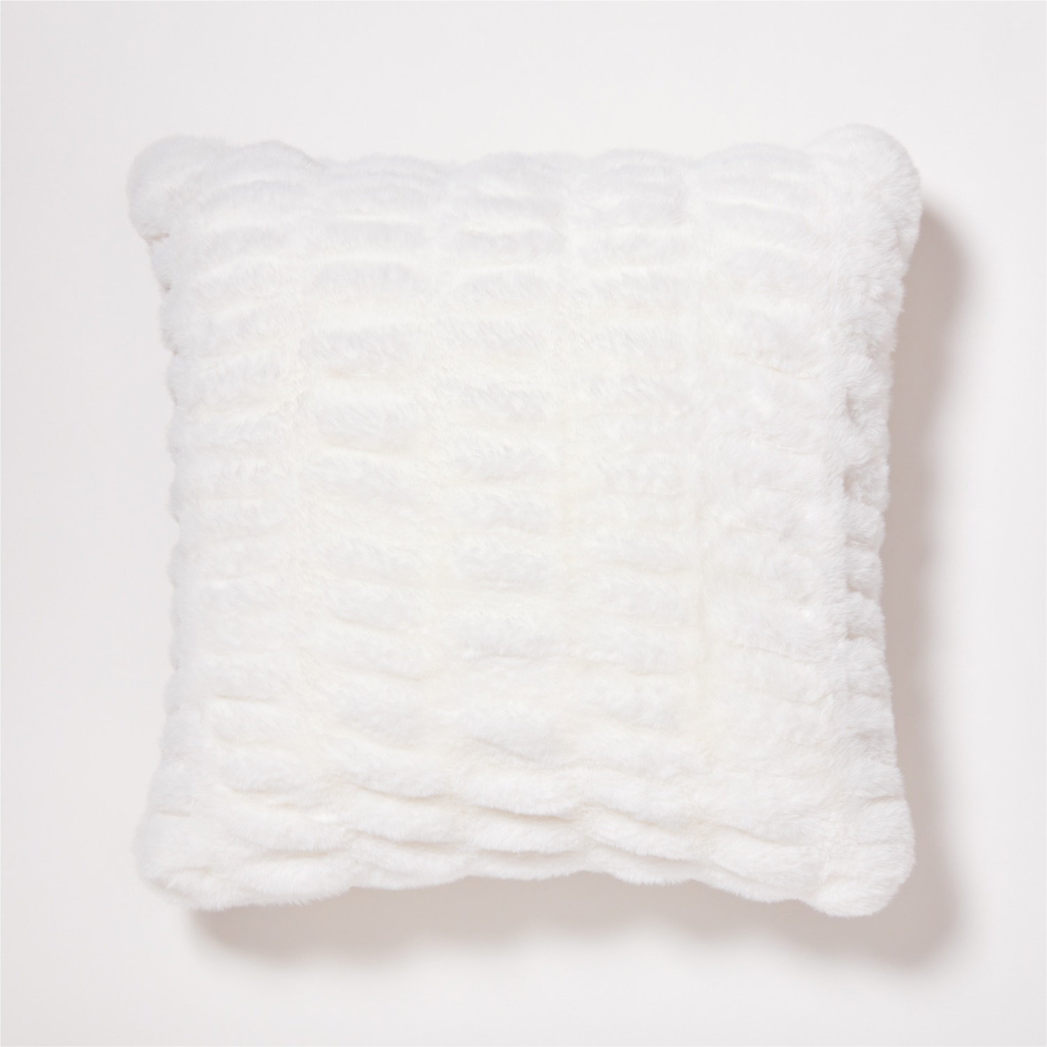 Dormify Leah Ruched Faux Fur Pillow