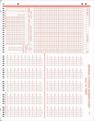 Scantron Form 16504