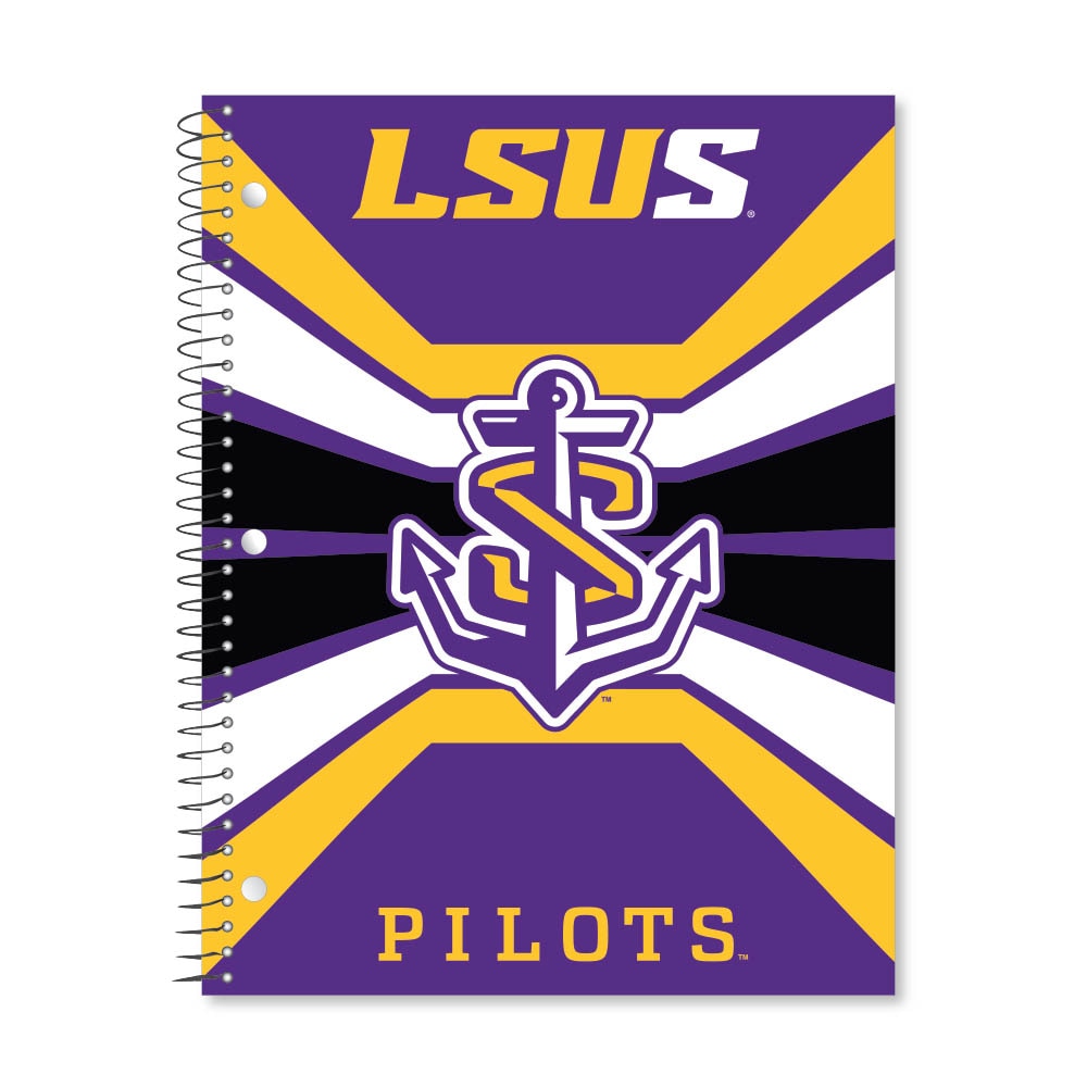 Digi Color Warp 1 Subject 11"x8.5" 70 Count College Ruled Spiral Notebook