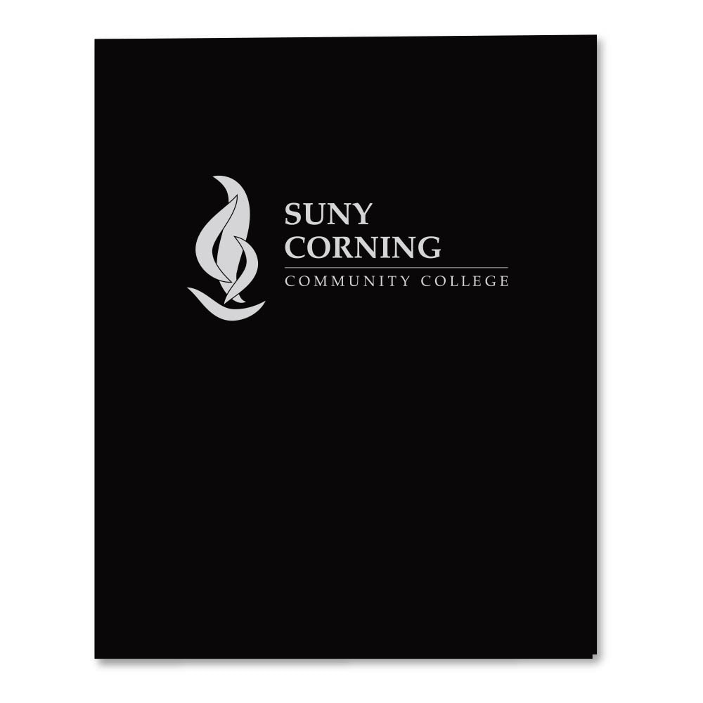 Roaring Twin Pocket Laminated Foil Portfolio 11 x 8.36