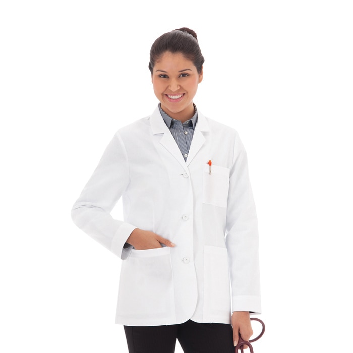 Ladies 28" Consultation Coat + South College Nursing Patch + 2L Emb