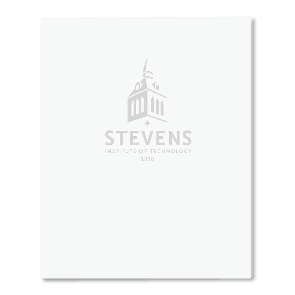 Roaring Spring Twin Pocket Laminated Foil Portfolio 11 x 8.25