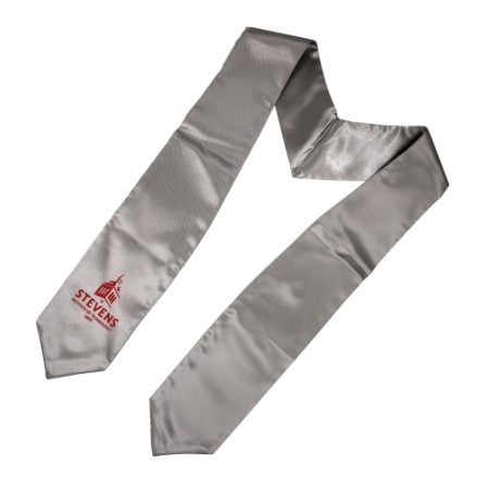 STEVENS INST OF TECH OH SATIN STOLE CLASSIC  Grey