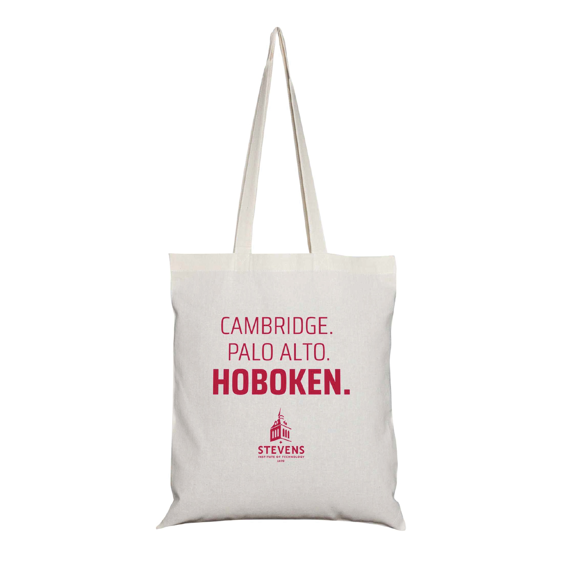 Stevens Institute of Technology Bookstore LOCs/WRDMK ATM-100 Recycled Cotton Tote Bag