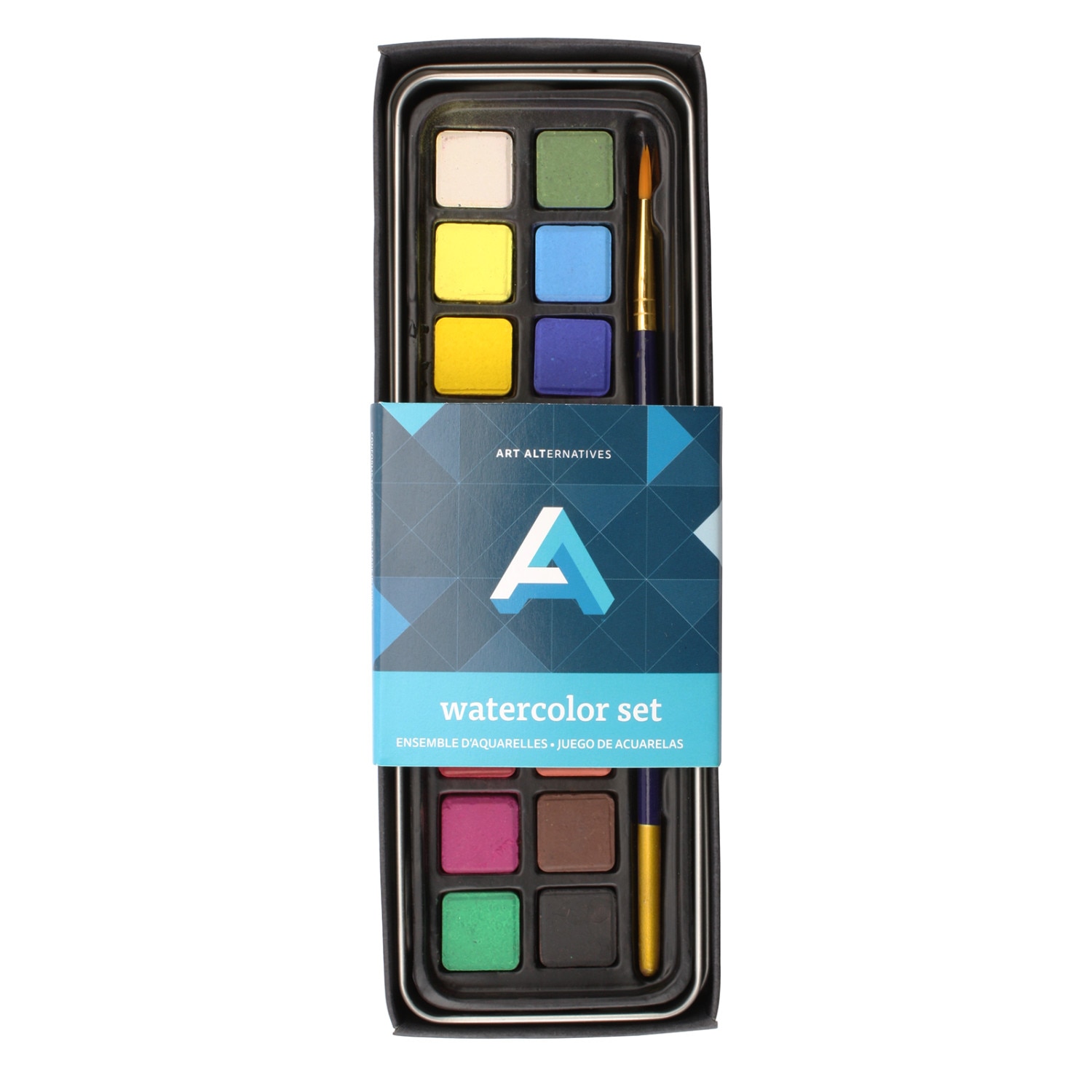 Art Alternatives Watercolor Art Tin Set