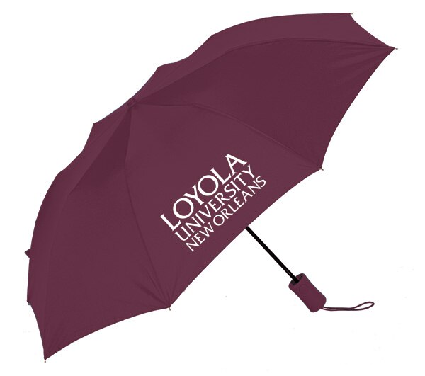 "The Victory" Solid Emblematic Umbrella Automatic Folding 42" Coverage