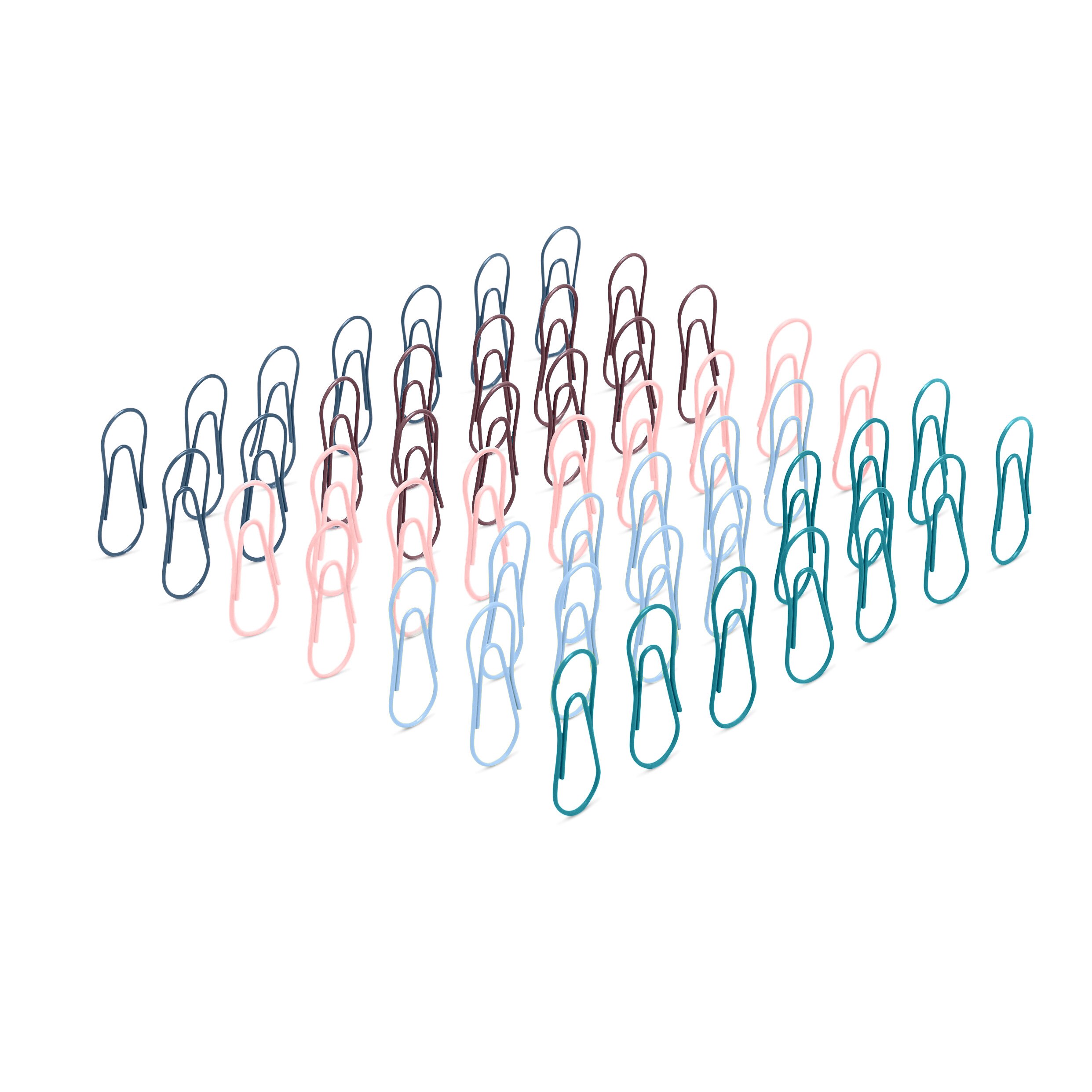 Poppin Modern Assorted Paper Clips Set of 50