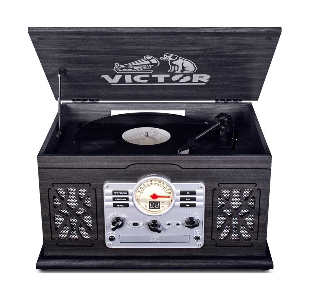 Naxa Victor State 7-in-1 Three Speed Turntable