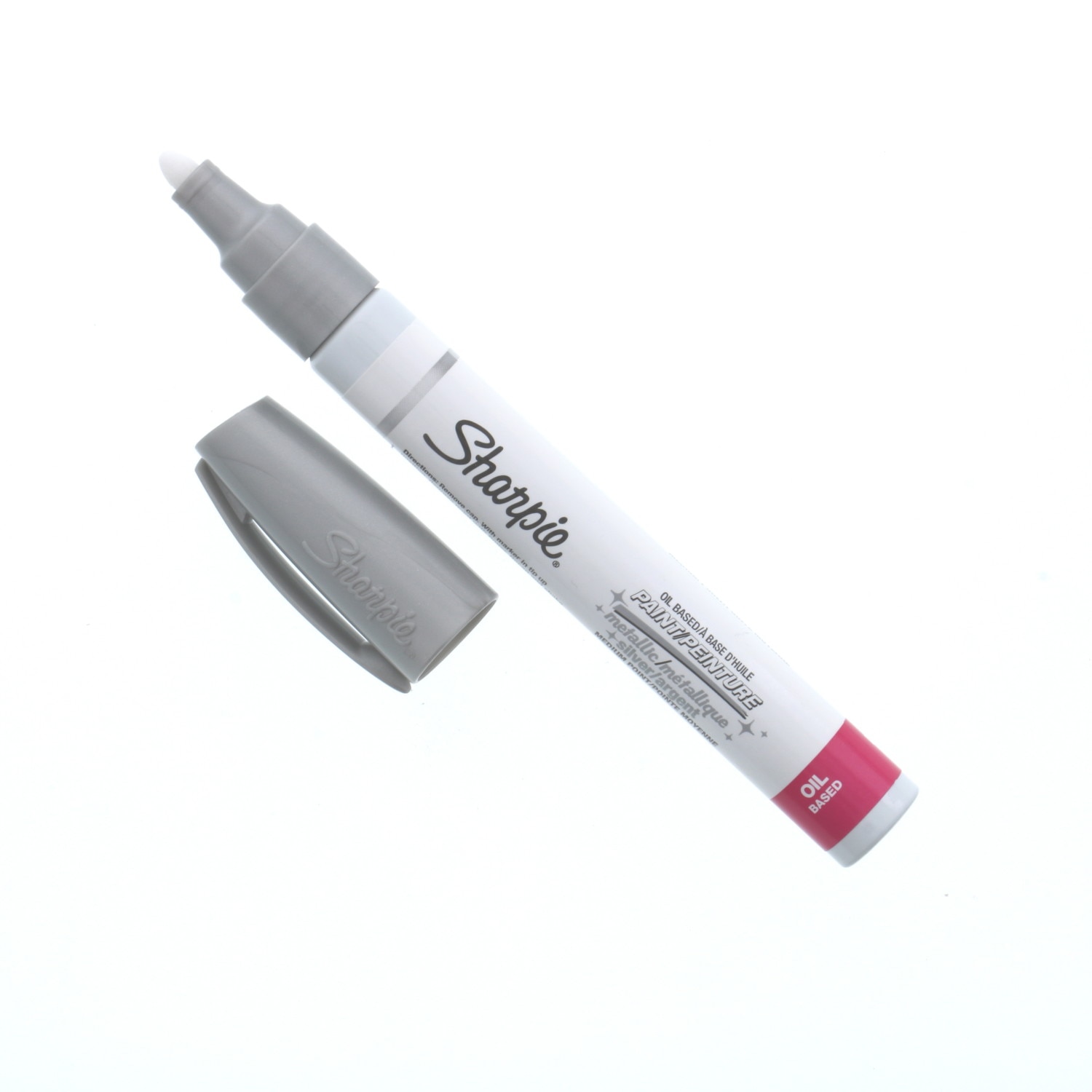 Sharpie Oil-Based Paint Marker, Medium, Silver