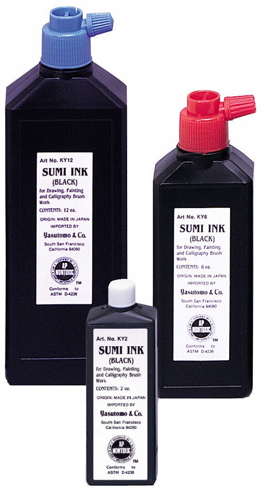 Yasutomo Liquid Sumi Ink, 2 oz., Black