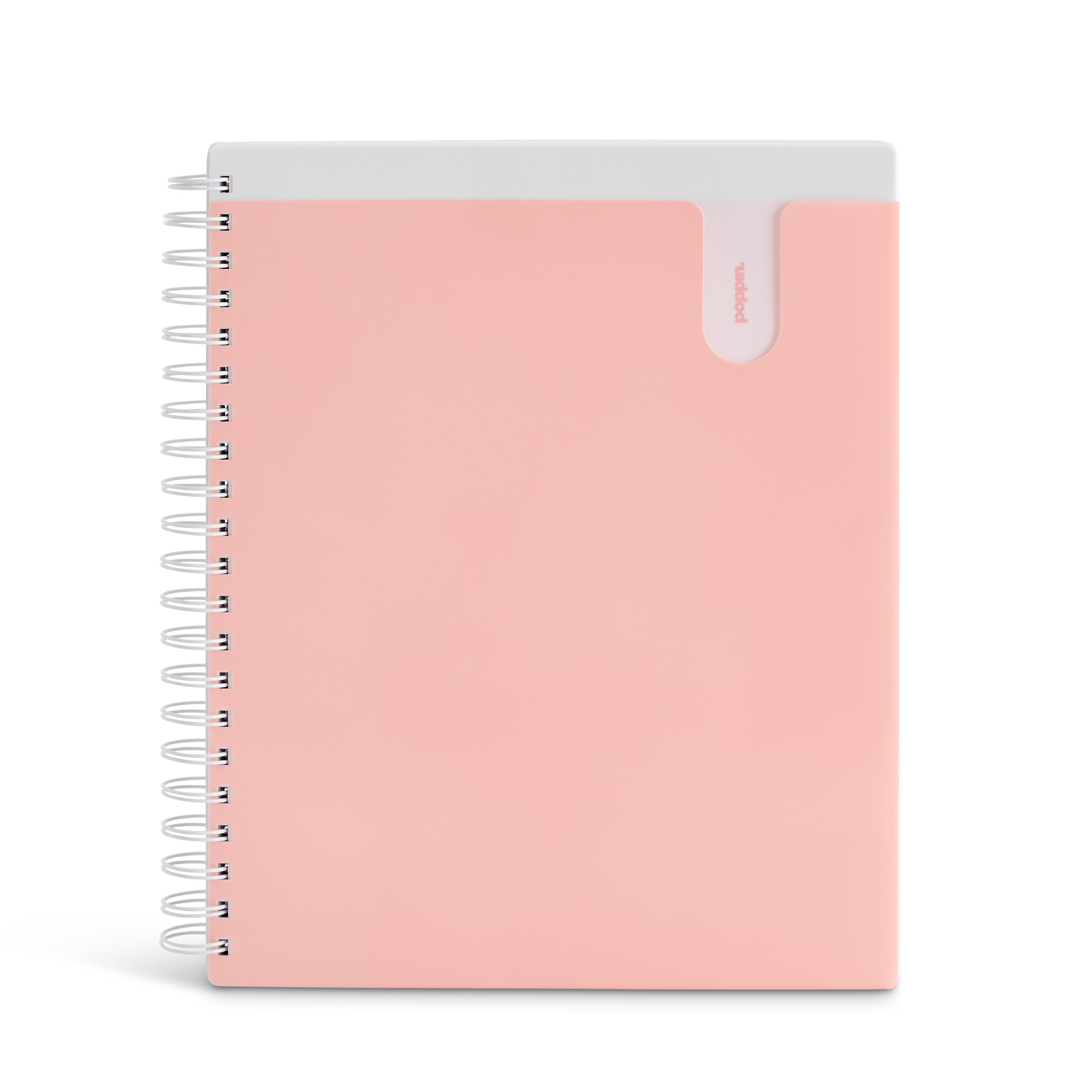 Poppin Blush 3Subject Pocket Spiral Notebook