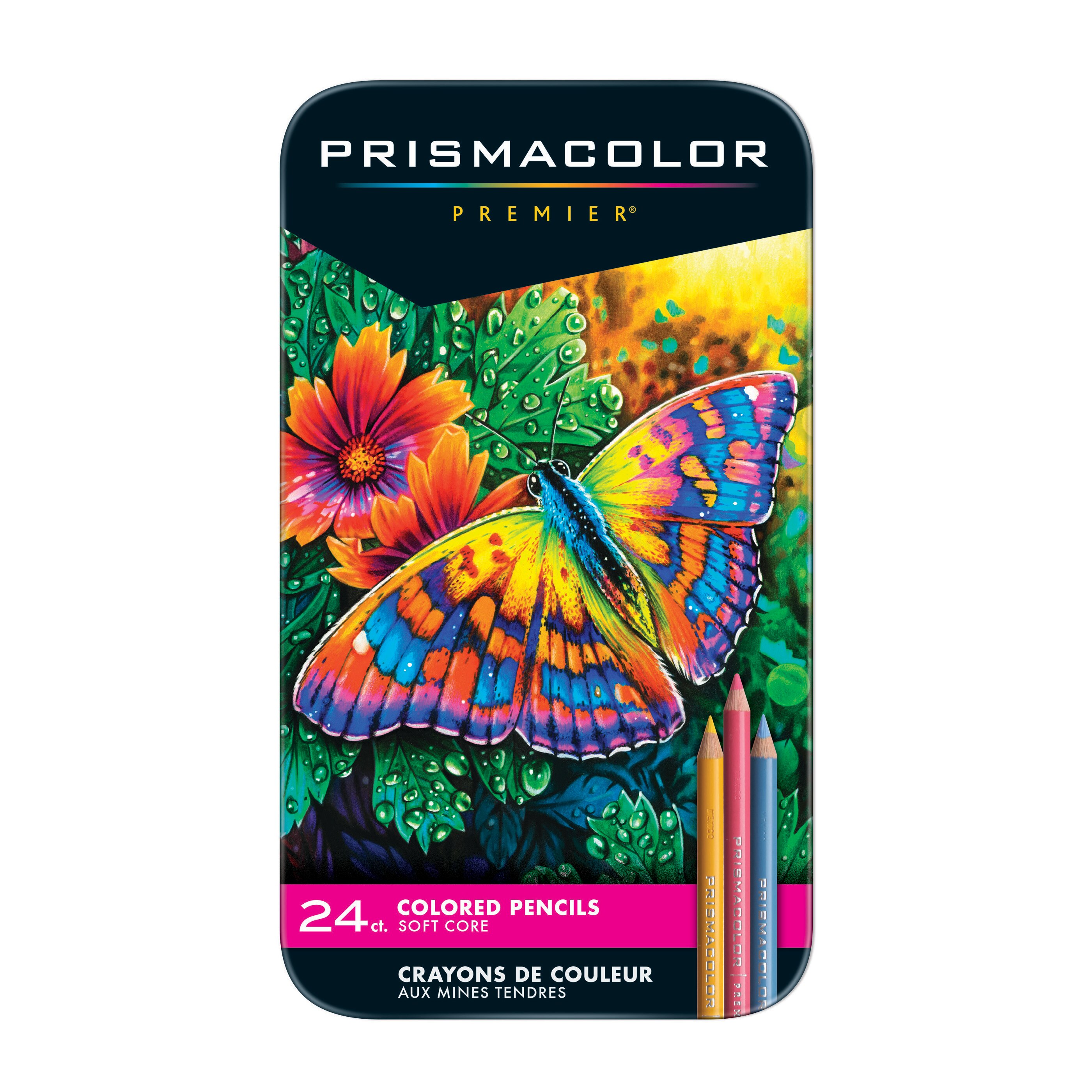 Prismacolor Premier Thick Core Colored Pencil Set, 24-Colors