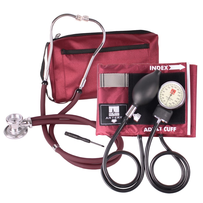 Acc + Sphyg/Scope Burgundy