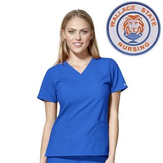 Wink W123 Women's Stylized V-Neck Top, 6255WSN1