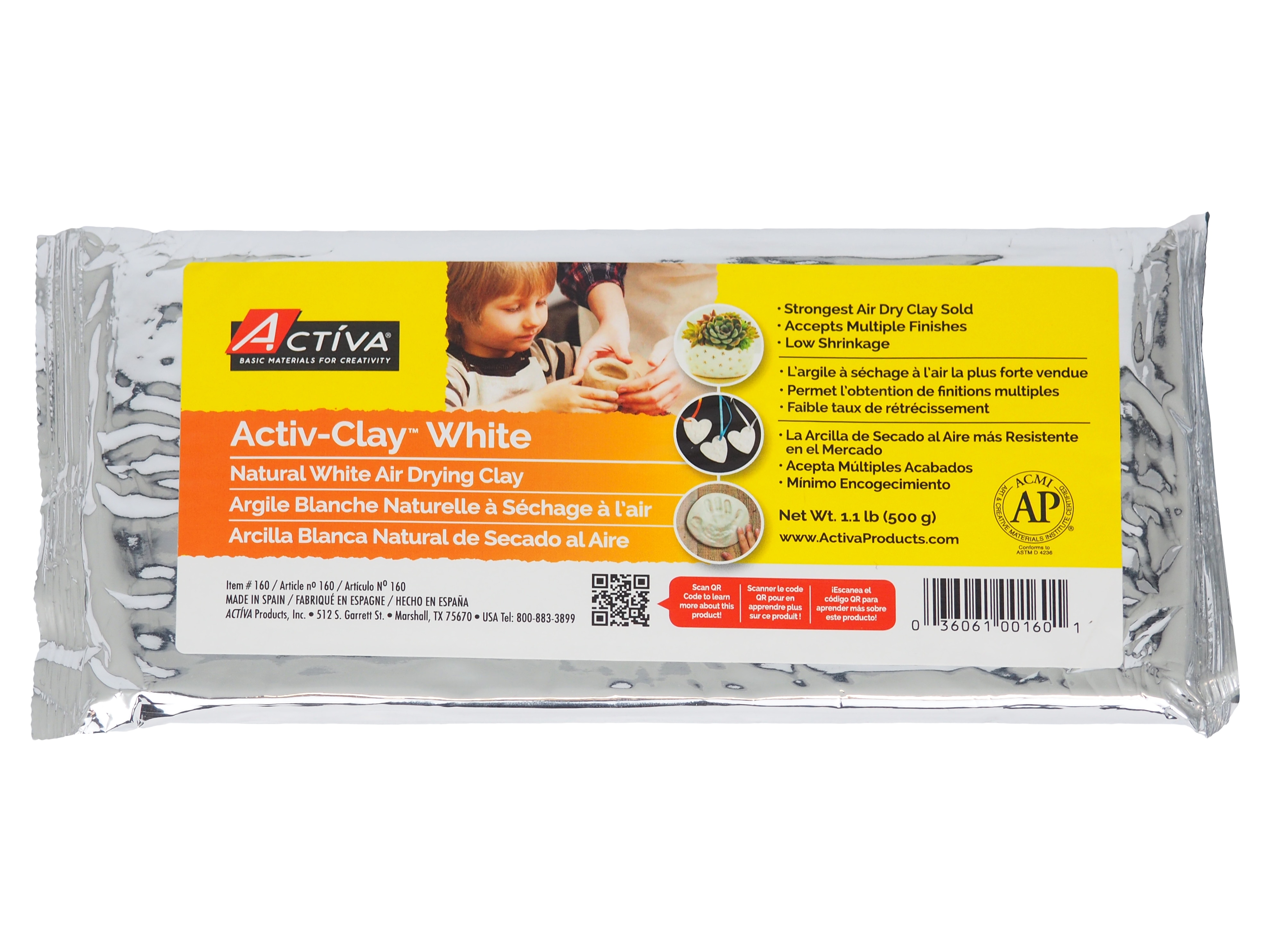 Activa Clay White 1.1 lb