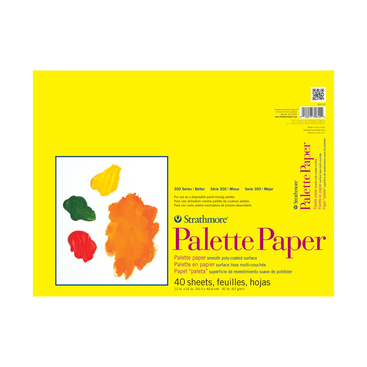 Strathmore Paper Palette Pad, 12" x 16"