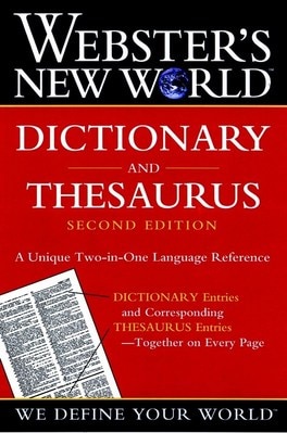 Webster's New World Dictionary and Thesaurus  2nd Edition (Paper Edition)