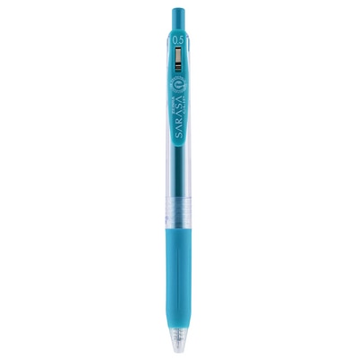 Sarasa Clip Gel Retractable Pen 0.5 mm Blue Green
