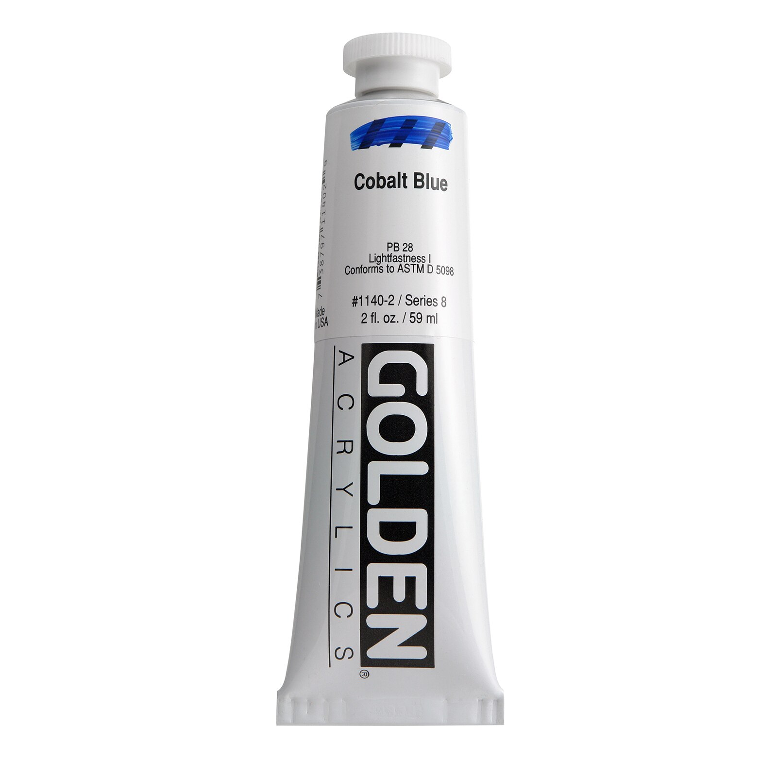 Golden(R)Heavy Body Acrylics, 2oz., Cobalt Blue