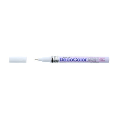 Uchida DecoColor Paint Marker, Extra-Fine, White