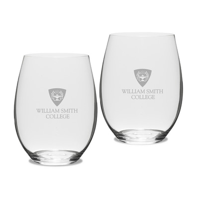 Hobart William Smith Riedel Stemless Wine Glass 2pk