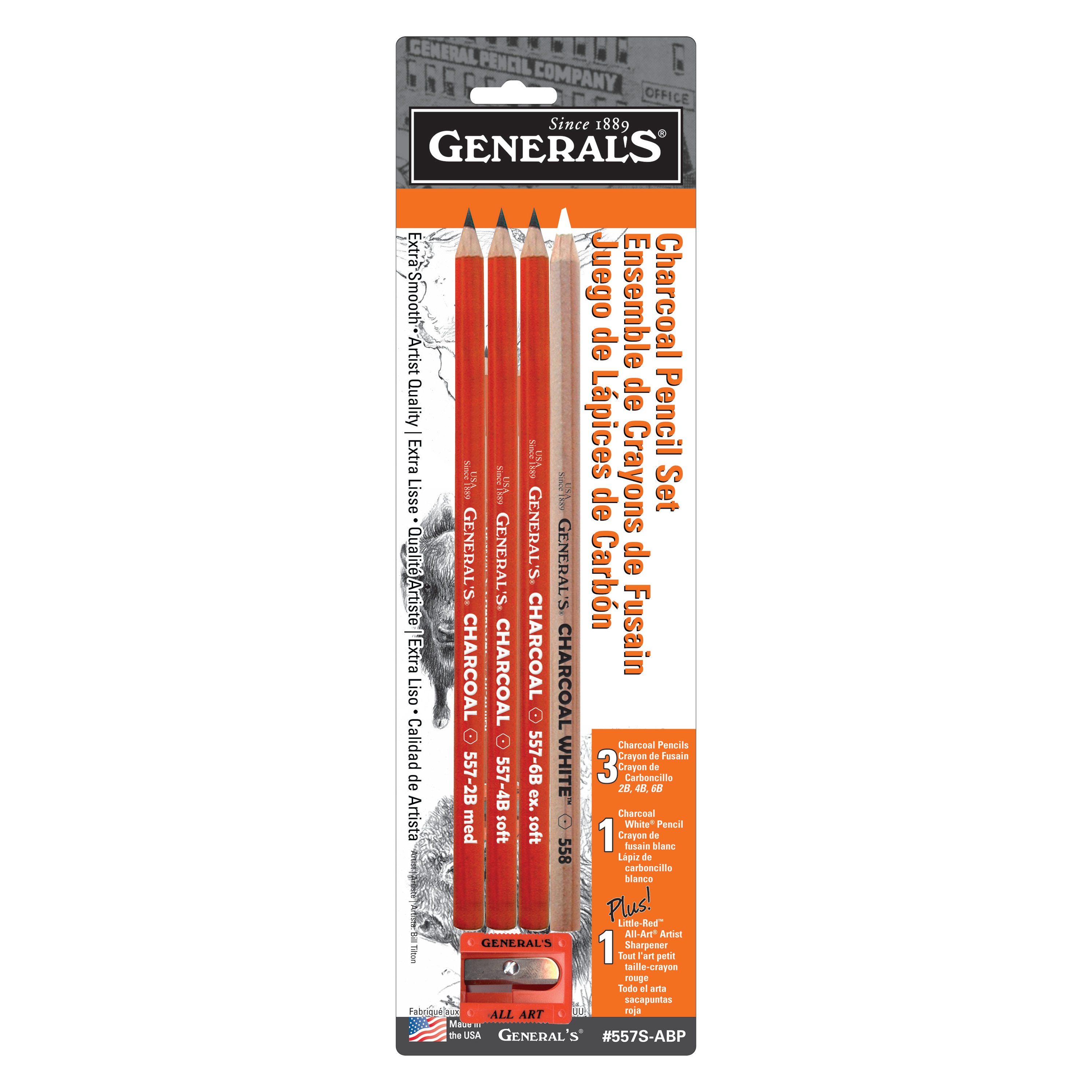 General Pencil Charcoal Pencil Set