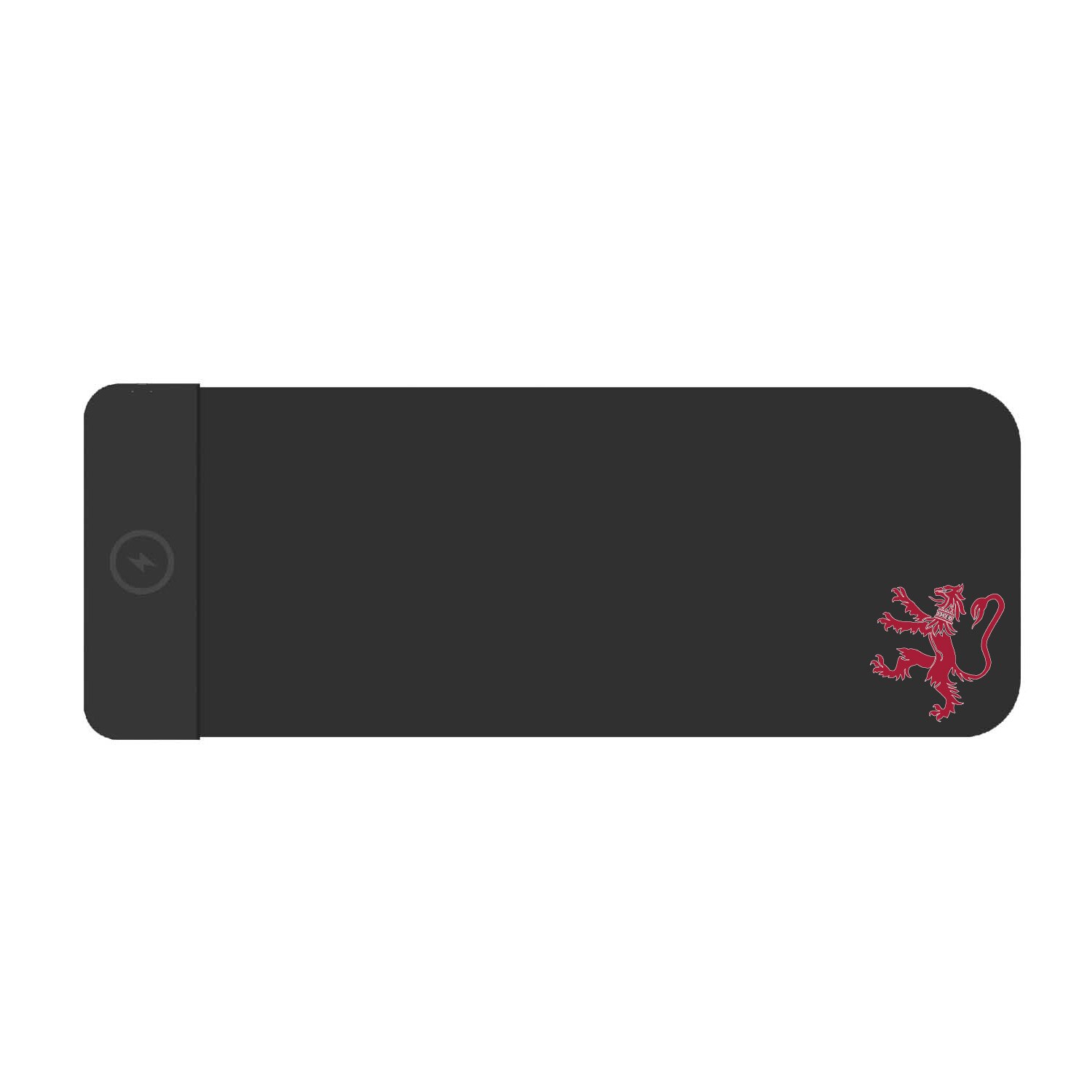 Phillips Exeter Academy Cloth Wireless Charging Desk Mat, Black, Classic V1