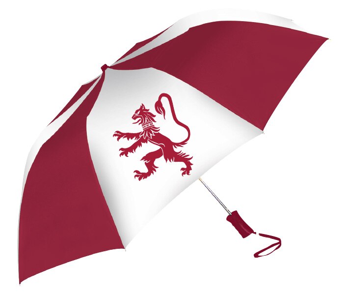 "The Sport" 2-Tone Emblematic Umbrella Automatic Folding 48" Coverage