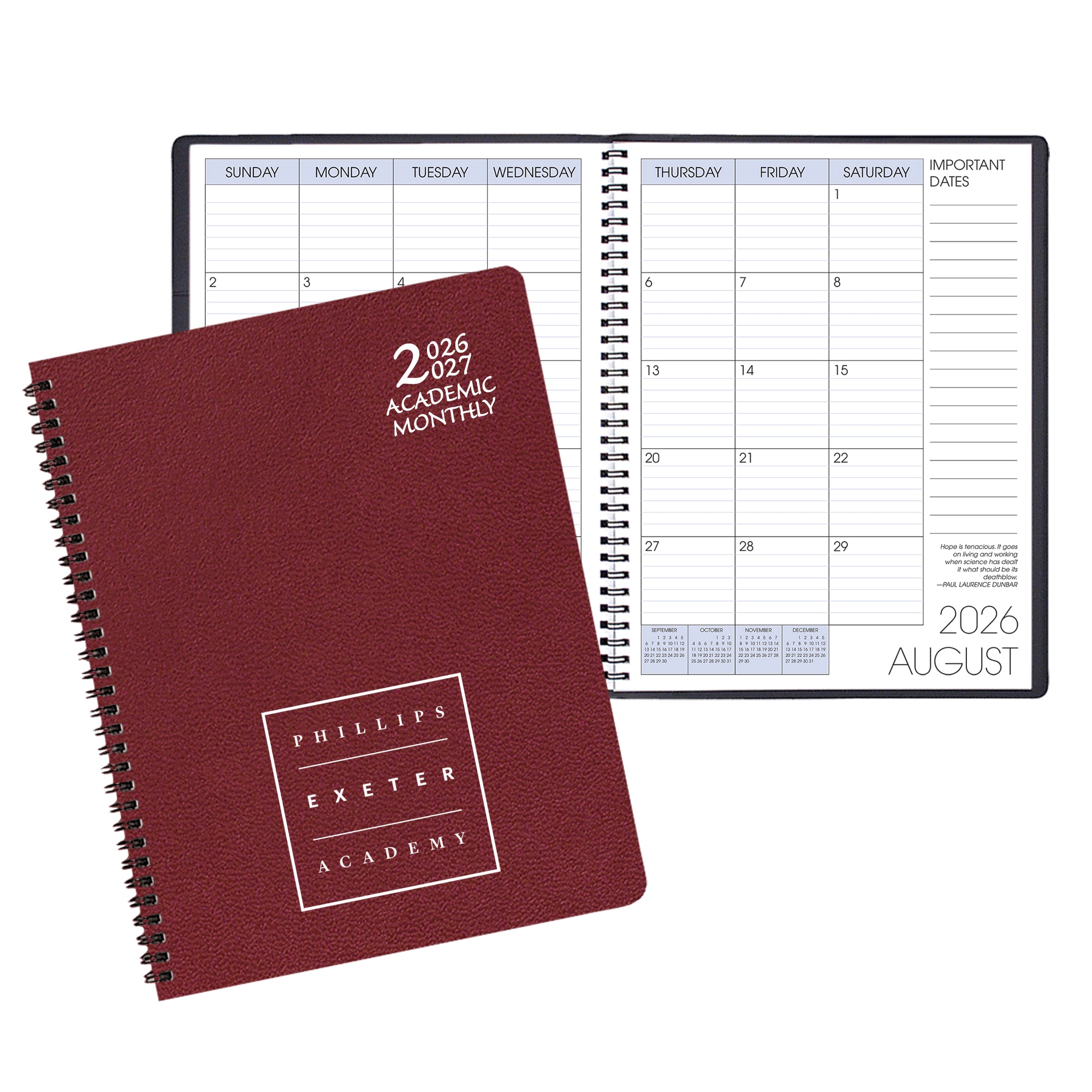 Payne '26-'27 Imprinted Academic Monthly Planner