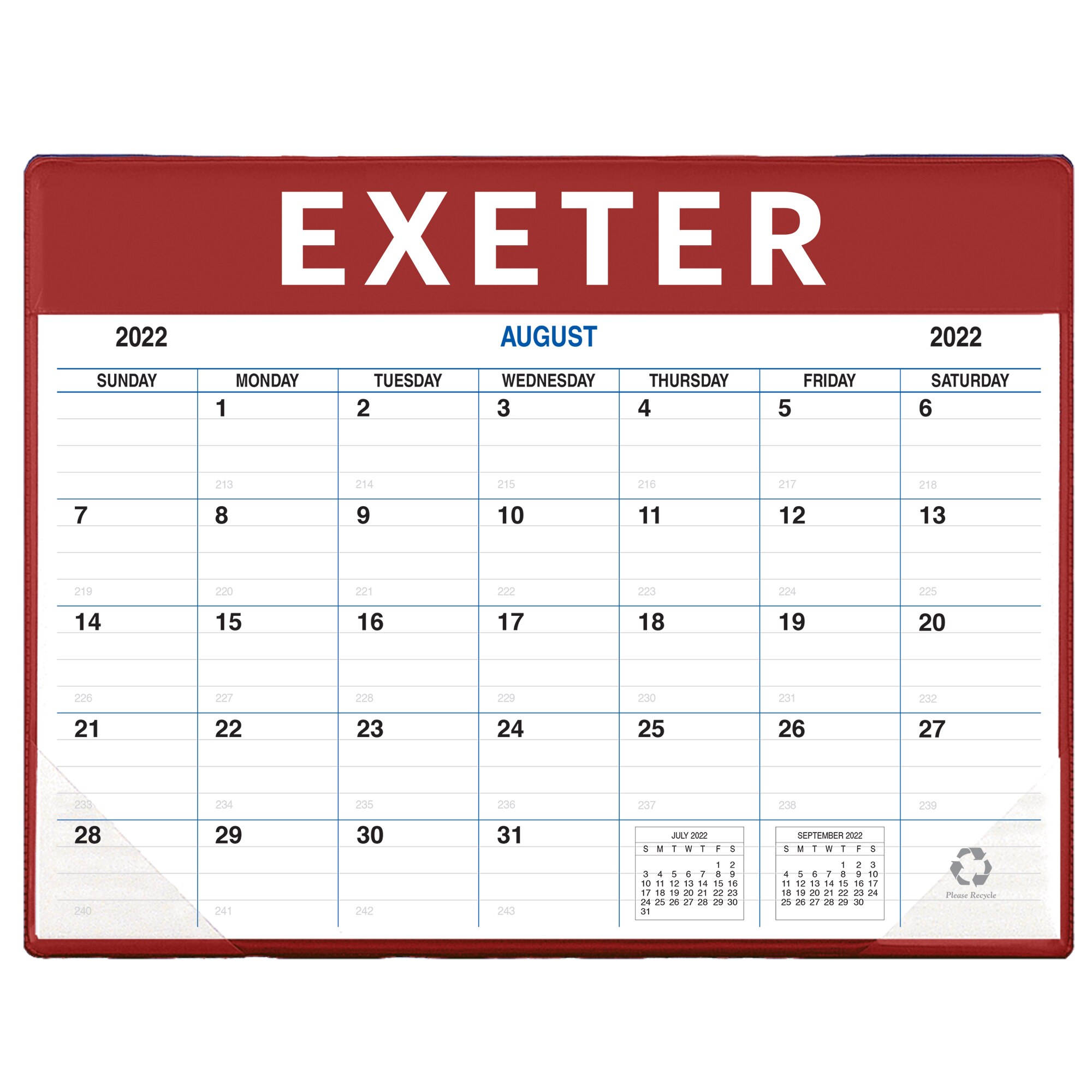 Payne 2022-2023 Imprinted Academic Calendar Pad Planner, 8.5x11