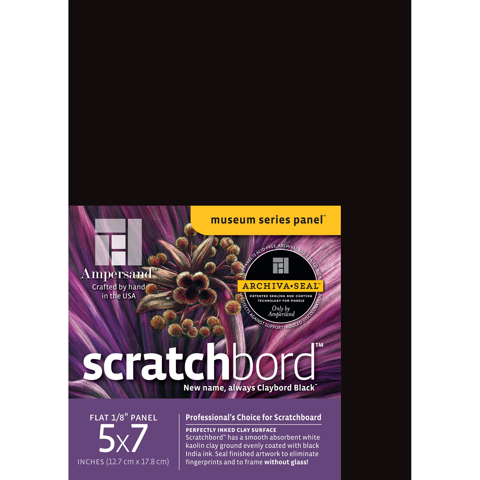 Ampersand Art Scratchbord, 5" x 7", 3/Pkg.