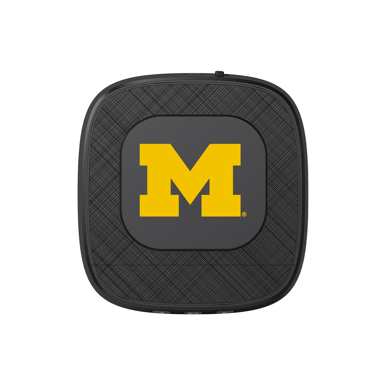 University of Michigan Portable Speaker with Phone Charger, Black, Classic