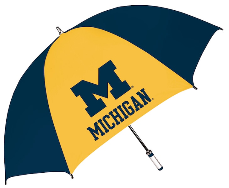 Michigan Wolverines "The Birdie" Sporty Fiberglass Shaft Golf Umbrella
