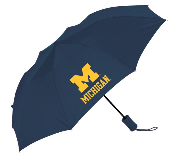 "The Victory" Solid Emblematic Umbrella Automatic Folding 42" Coverage