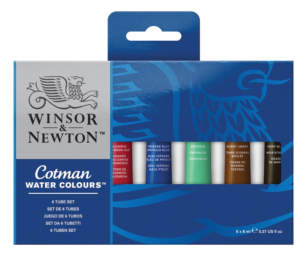 W&N Cotman WC 8 x 6mL Set