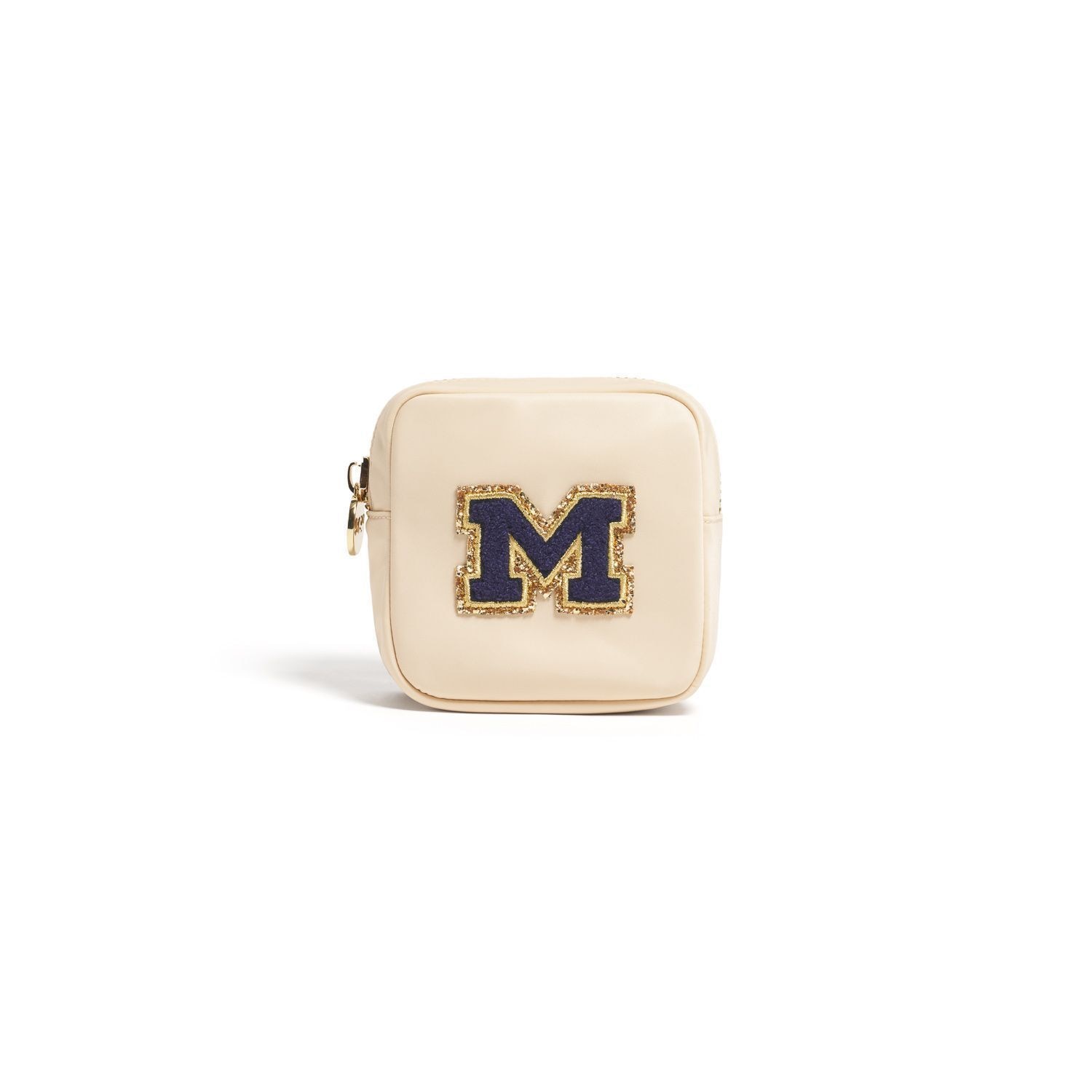 Michigan Wolverines Sand Classic Mini Pouch w Big M Patch