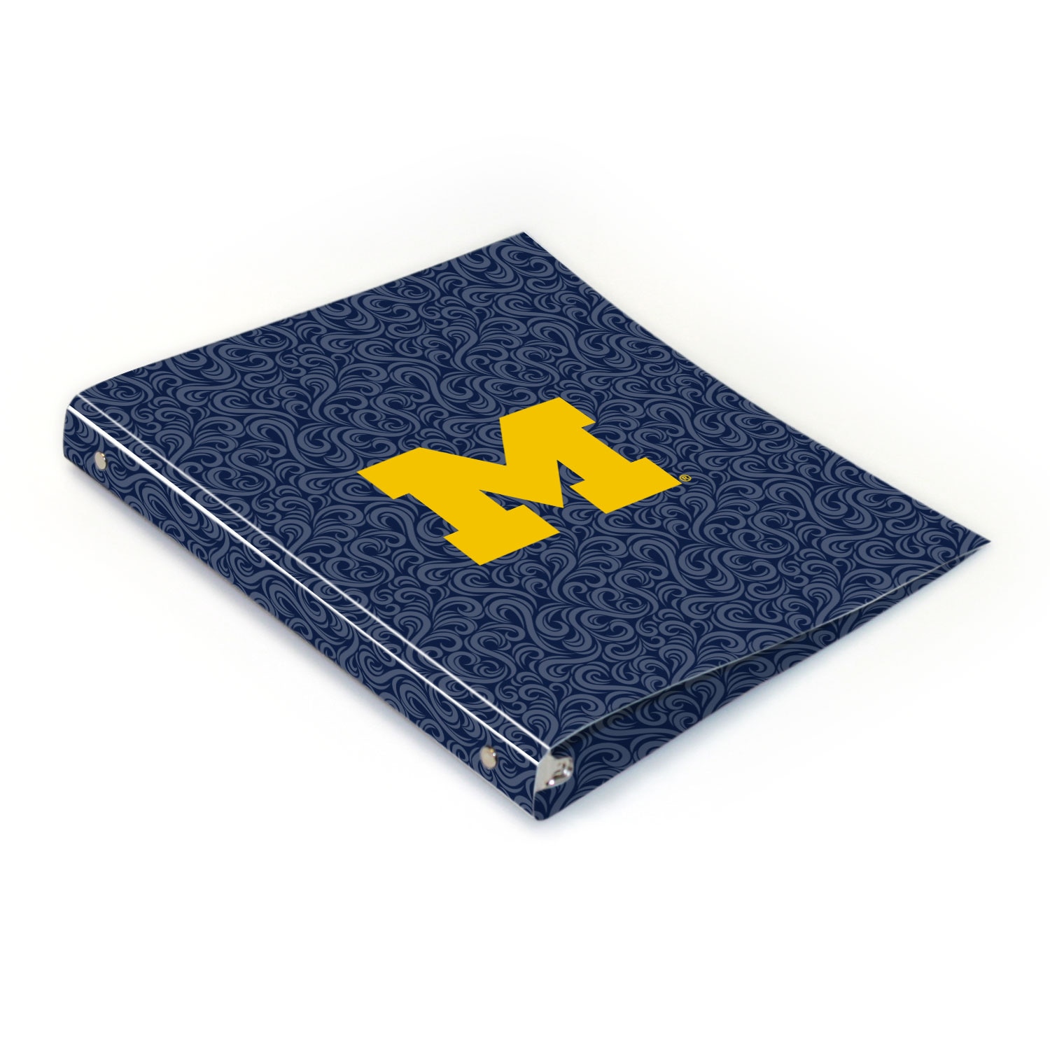 Michigan University Full Color 2 sided Imprinted Flexible 1" Logo 2 Binder 10.5" x 11.5"