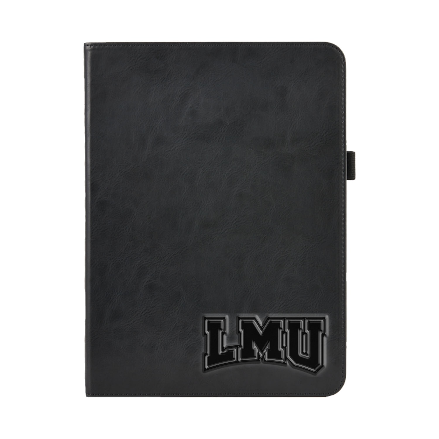 Loyola Marymount University V2 Black Leather Folio Tablet Case, Alumni V2 - iPad (9th gen)