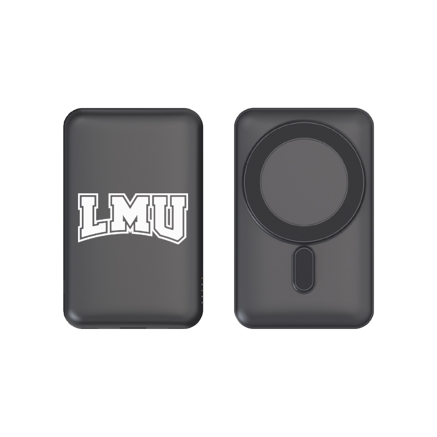 Loyola Marymount University Mag Safe Compatible Power Bank, Black, Alumni