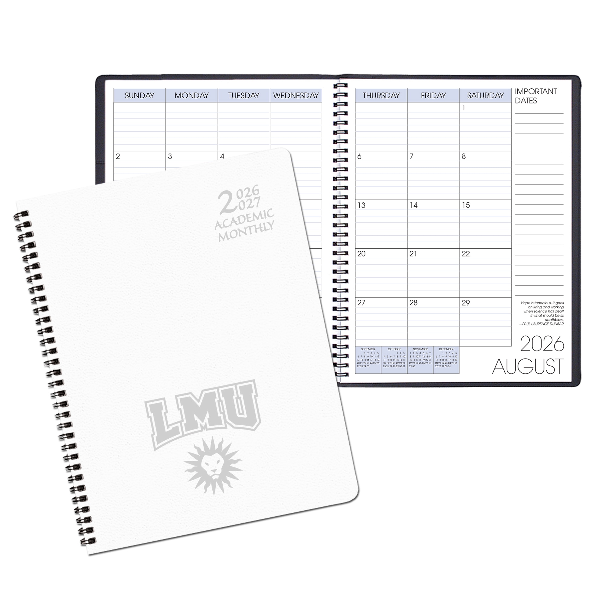Payne '26-'27 Imprinted Academic Monthly Planner